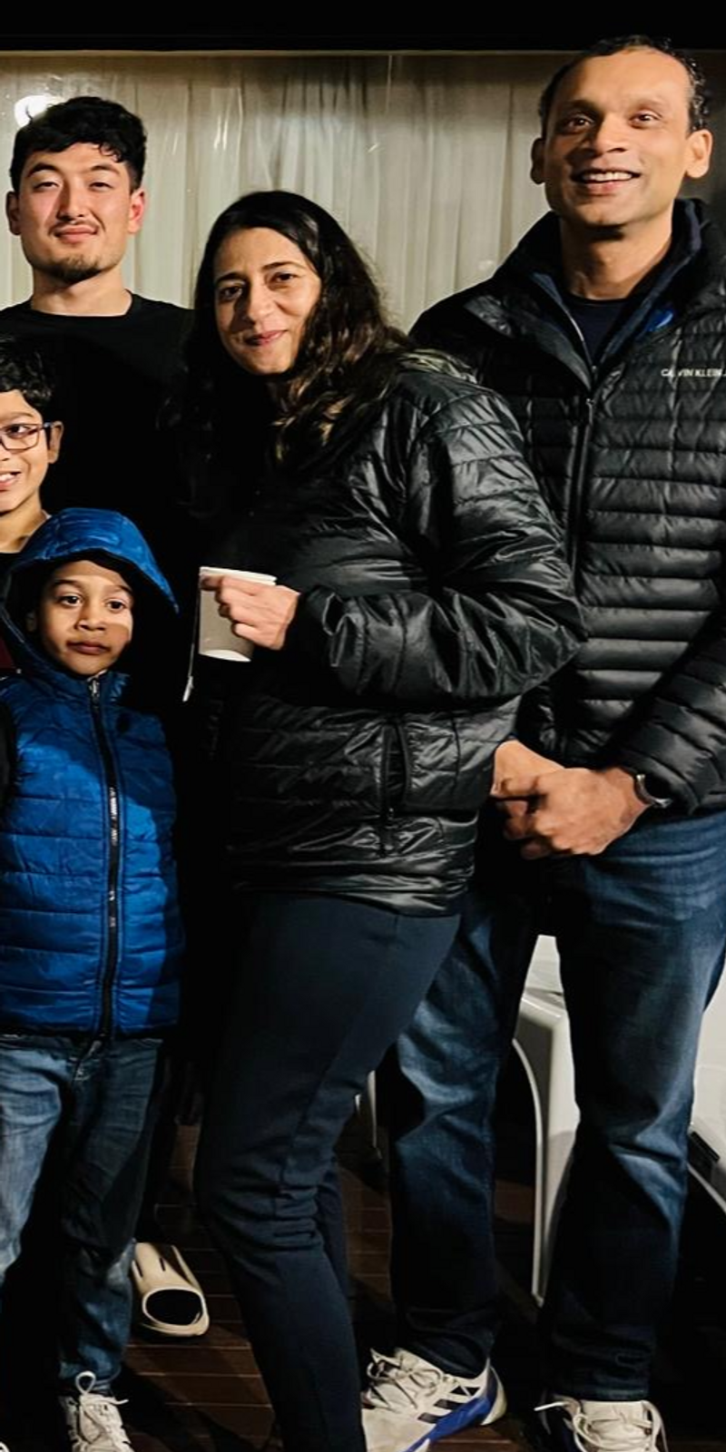 Harrison with community